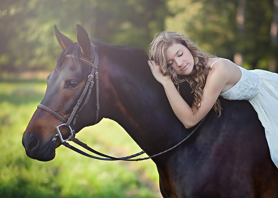 Senior Portrait with Horse